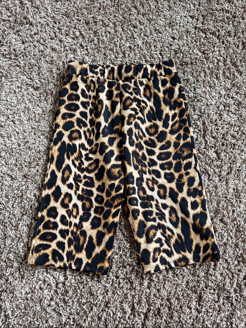Adora Leopard Biker Shorts